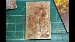 Painting Rust Part 1  Fundamental  Wargaming Terrain and Scratch Build Models Tutorial [upl. by Notnirt441]