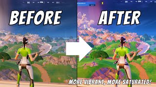 BEST COLOR SETTINGS IN FORTNITE  MAKE YOUR GAME MORE VIBRANT AND COLORFUL intel cpus ONLY [upl. by Warrin]