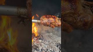 Martinova raca mlinci rdeče zelje Roasted duck food shortsvideo outdoorgrilling shorts [upl. by Airaet159]