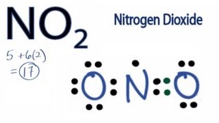 NO2 Lewis Structure How to Draw the Lewis Structure for NO2 [upl. by Lartnom]