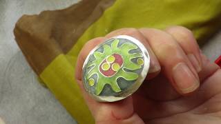 How to Enamel Jewelry Cloisonné and Champlevé Enamel Techniques [upl. by Niamreg]