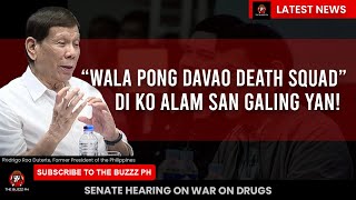 Wala pong Davao Death Squad says FPRRD [upl. by Atter]