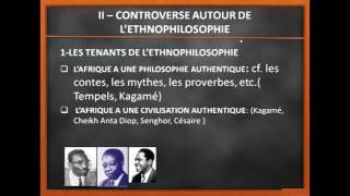 La philosophie africaine Controverse autour de lethnophilosophie [upl. by Osmond551]