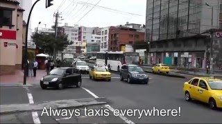 Quito Ecuador along Avenida 6 de Diciembre [upl. by Raskin]