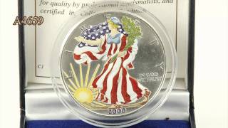 2000 Colorized American Silver Eagle [upl. by Mueller]