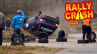 Accidentes y errores de Rally 2024  Tercera semana de Febrero by chopito Rally crash 524 [upl. by Fitalludba]