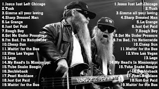 ZZ TOP Greatest Hits Full Album Ever💚💛❤️🙏✊✌️♥️🌟🦁📀 bluesrock zztop music rocknroll [upl. by Arua]