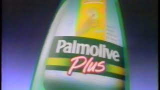 Palmolive Plus  Grease Absorbing Suds  Cleaning Fish After Big Meal Commercial 1993 [upl. by Kraft]