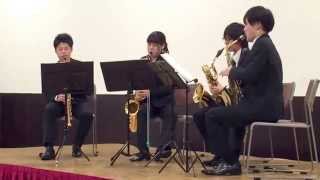 プレリュードとフーガより「フーガ」【Schelmisch Saxophone Quartet】 [upl. by Alva755]