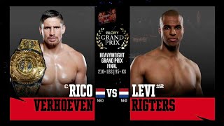 Rico Verhoeven v Levi Rigters  GLORY Heavyweight Grand Prix 2024 [upl. by Darees]