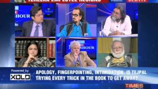 The Newshour Debate Victim  Tehelka failed me  Full Debate  25th Nov 2013 [upl. by Olumor923]