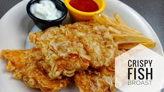 Crispy Fried Fish Recipe  Fish Broast Recipe  Eat Yummyy [upl. by Anaujat]