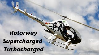 Arthur’s High performance  Supercharged vs Turbocharged Rotorway Helicopter [upl. by Clary]