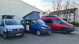 Dach Spezial Teil 1  CamperTobi und Köhler Wohnmobile zeigen Dachvarianten für VW T6 camperausbau [upl. by Amikay]