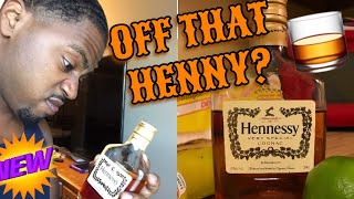 FIRST TIME TRYING HENNESSY 😬 HENNESSY [upl. by Ottie]