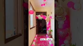 newborn baby girl decoration ideaswelcome baby girl home decorationbaby welcome decoration ideas [upl. by Jamima]