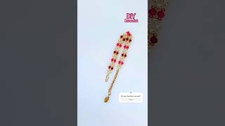 DIY bracelet Beginner beading tutorial Handmade jewelry [upl. by Petuu]