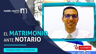 El MATRIMONIO ante NOTARIO [upl. by Catharina]