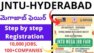 Hyderabad JNTUH Mega Job Fair  JNTUH HYDERABAD mega job mela on 16th December  NO FEE 10000 JOBS [upl. by Enovad]