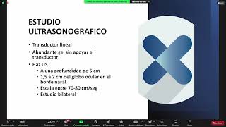 EVALUACION DE LA ARTERIA OFTALMICA POR ULTRASONIDO EN LA PACIENTE OBSTETRICA CRITICA [upl. by Maffa]