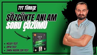 SÖZCÜKTE ANLAM SORU ÇÖZÜMÜ [upl. by Nnaylrebmik876]