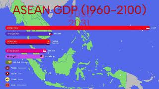 ASEAN Countries by GDP 19602100 UPDATED 2024 [upl. by Analli]