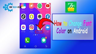 How to Change Font Color on Android  No Root Easy Solution [upl. by Ocir]