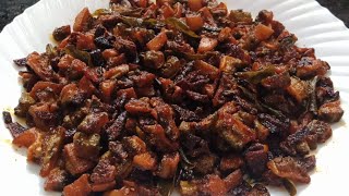 Pavakkai poriyal  Bitter gourd fry in tamil pavakkai recipe [upl. by Lanford203]