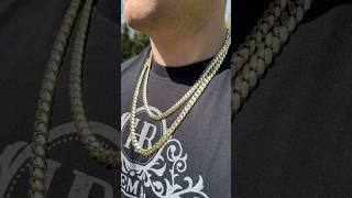 5mm 6mm 8mm 10mm Solid Gold Handmade Miami Cuban Link Necklaces  1mm Makes A Big Difference [upl. by Kolb]