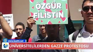 ÜNİVERSİTELİLERDEN GAZZE PROTESTOSU [upl. by Fari]