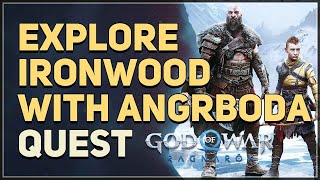 Explore Ironwood with Angrboda God of War Ragnarok [upl. by Nilla240]