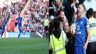 Jamie Vardy penalty goal against Southampton footballnews footballlnfo [upl. by Cianca326]