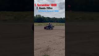 Polaris Scrambler 1000 S ‘21 vs Honda 700xx ‘08 vs Polaris General 1000 [upl. by Auberta]