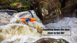 Kayaking down the best river in the UK [upl. by Malissia]