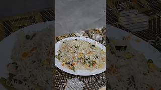 Vegetable Rice recipe  5 min Quick and easy Vegetable Pulao recipe streetfood vegetablerecipe [upl. by Accemahs]