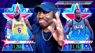 DIAMOND LEBRON amp DURANT ALLSTAR 2022 PACK OPENING NBA 2K Mobile Season 4 [upl. by Eniamrahs367]