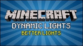 Minecraft Mod  Dynamic Lights [upl. by Berne]