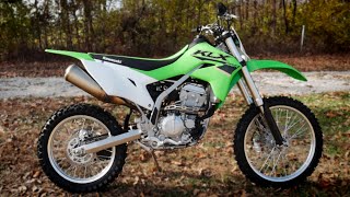 Kawasaki KLX300R First Impressions  Moto Vlog [upl. by Aliahkim]