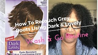 How to Retouch Grey Roots with Dark amp Lovely  Tutorial [upl. by Clarance]