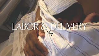 LABOR amp DELIVERY VLOG  induced at 39 weeks [upl. by Edras662]