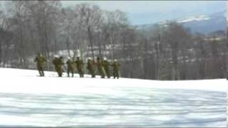 Our Troops on Ski Training 自衛隊スキー [upl. by Gniy]