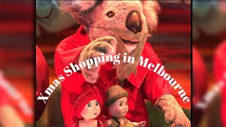 Christmas Shopping at Myer window in Melbourne Australia 2019  Giáng sinh tai ben ucMelbourne [upl. by Orran]