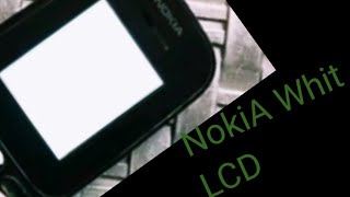 Nokia white display repair  how to repair nokia white lcd [upl. by Cirred]