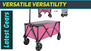 HAUSHOF Collapsible Wagon BEST Heavy Duty Wagon [upl. by Chilt411]