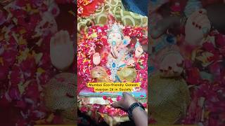 Mumbai Ecofriendly Ganesh visarjan 24 in Society ganeshvisarjan24 sunitascreativeworldminivlog [upl. by Ecneralc]