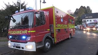 DRAMATISCHER KELLERBRAND  31 Personen durch die Feuerwehr gerettet  Großeinsatz  RÖSRATH [upl. by Pascasia]