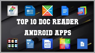 Top 10 DOC Reader Android App  Review [upl. by Shipley]