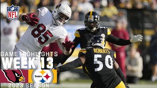 Arizona Cardinals vs Pittsburgh Steelers  2023 Week 13 Game Highlights [upl. by Elurd]