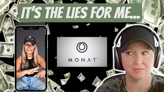 WILD Income Claims from a Monat Rep  antimlm  erinbies  monat [upl. by Lleddaw]