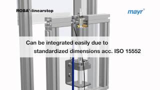 Frein de sécurité ROBAlinearstop de mayr [upl. by Nennek432]